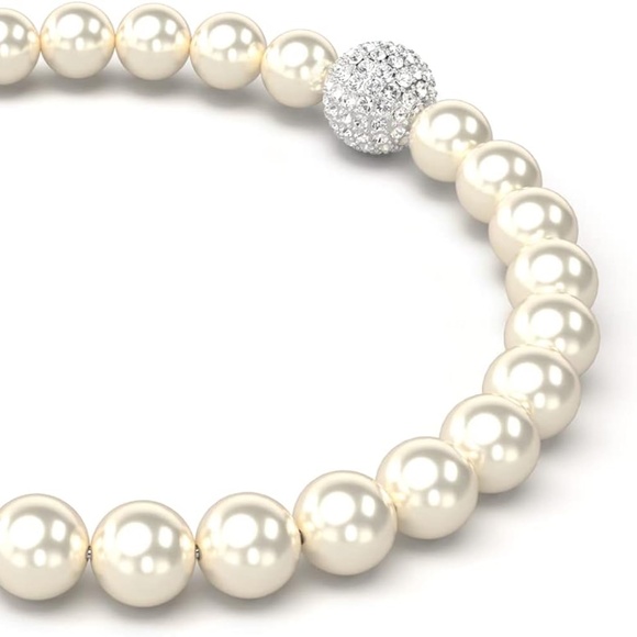 Swarovski Remix Pavé Fireball & Imitation Pearl Bracelet - Picture 3 of 3